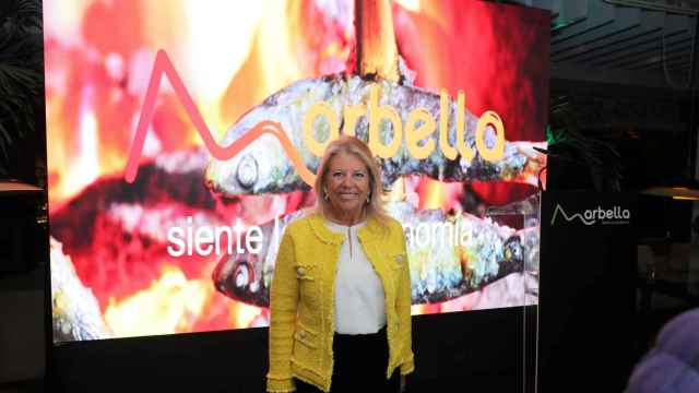La alcaldesa de Marbella, Ángeles Muñoz, este martes por la noche en Madrid.