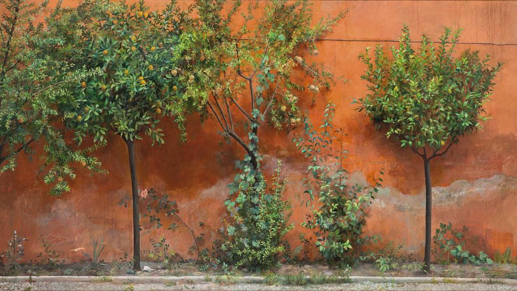 Jardín obra de su etapa en Roma.