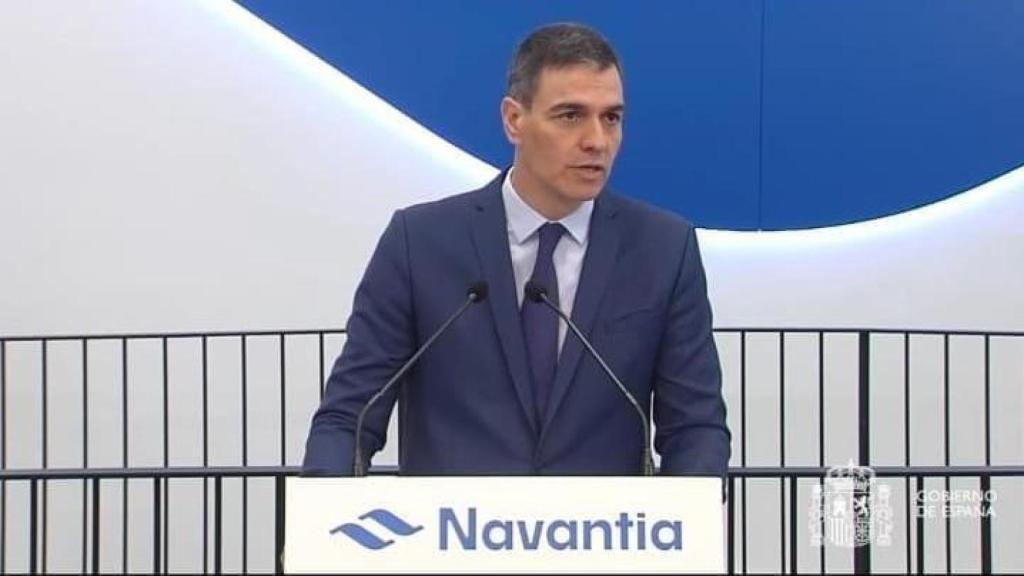 Pedro Sánchez, en las instalaciones de Navantia en Ferrol