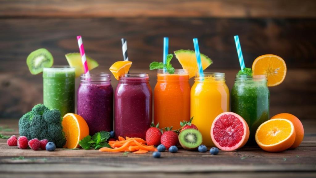 Zumos de frutas y verduras para limpiar el colon