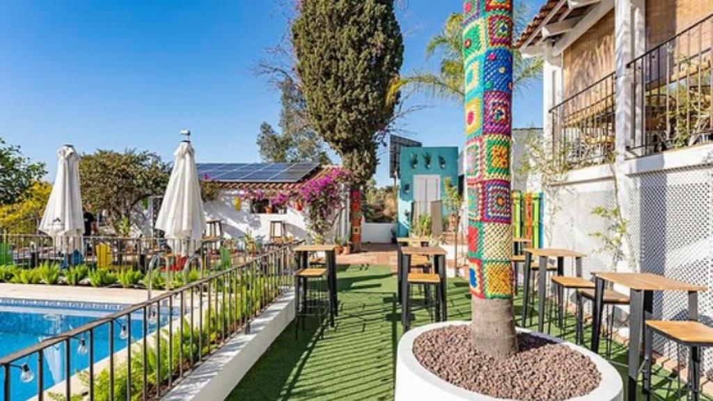 Zona de terraza de Hacienda Alakran.