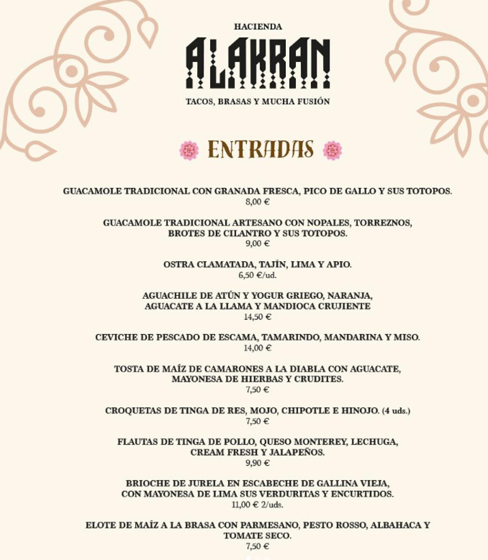 Carta de Hacienda Alakran.