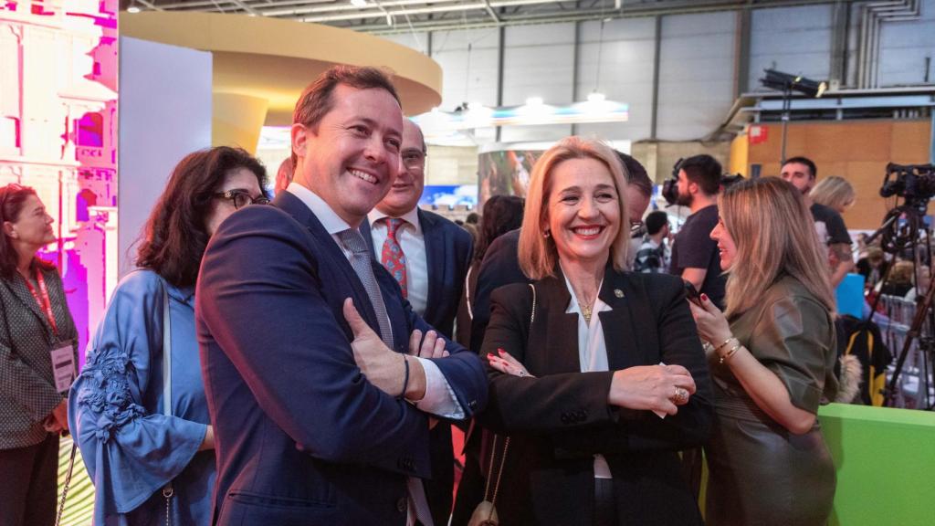 Carlos Velázquez e Inés Cañizares en Fitur. Foto: Javier Longobardo.