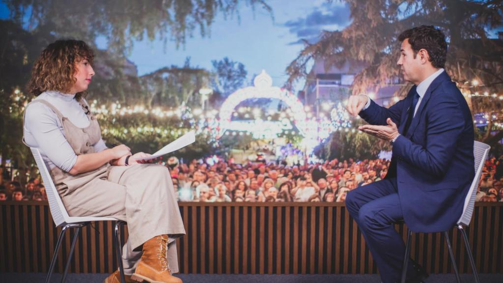 José de la Uz en el plató de EL ESPAÑOL durante su entrevista con Madrid Total.