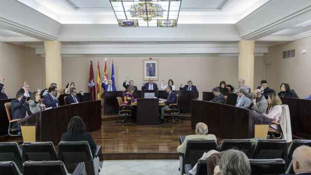 Imagen del pleno de la Diputación de Segovia de este jueves