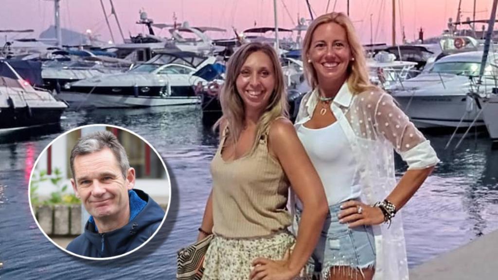 Laura, Ainhoa Armentia e Iñaki Urdangarin en un montaje de EL ESPAÑOL.