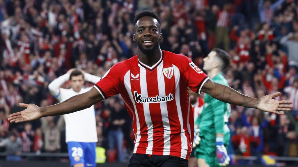Iñaki Williams celebra su gol frente al Barça