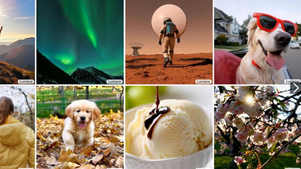 Vídeos creados con Lumiere, la nueva IA de Google