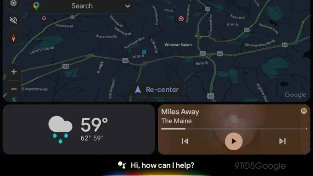 La nueva interfaz de Google Assistant en Android Auto