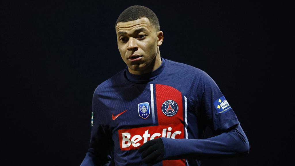Mbappé, con el PSG