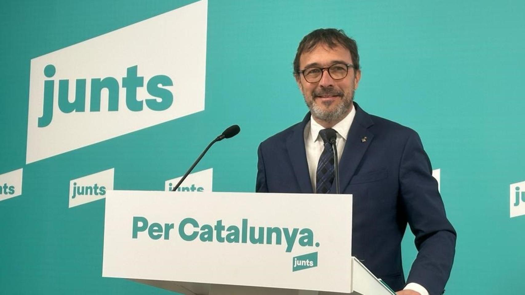 El portavoz de Junts, Josep Rius, en una foto del pasado mes de diciembre.