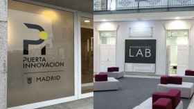 Los espacios de Puerta Innovación y el International Lab del Ayuntamiento de Madrid.