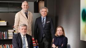 (Arriba) Alejandro Romero (CEO Global) y Alfonso Callejo (que se incorpora al consejo de administracion) - (Abajo) Francisco Sánchez-Rivas, nuevo presidente, y Luisa García, COO Global