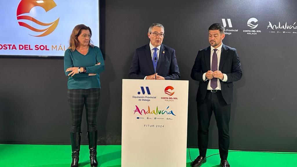 Un momento de la presentación del informe de turismo interior de Málaga en Fitur.