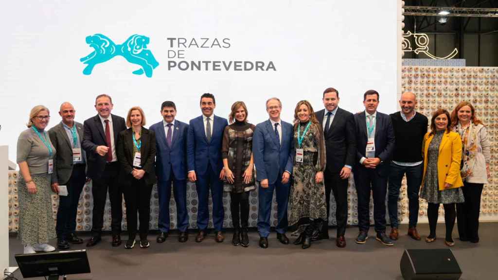 Presentación en Fitur de Trazas de Pontevedra, en 2024.