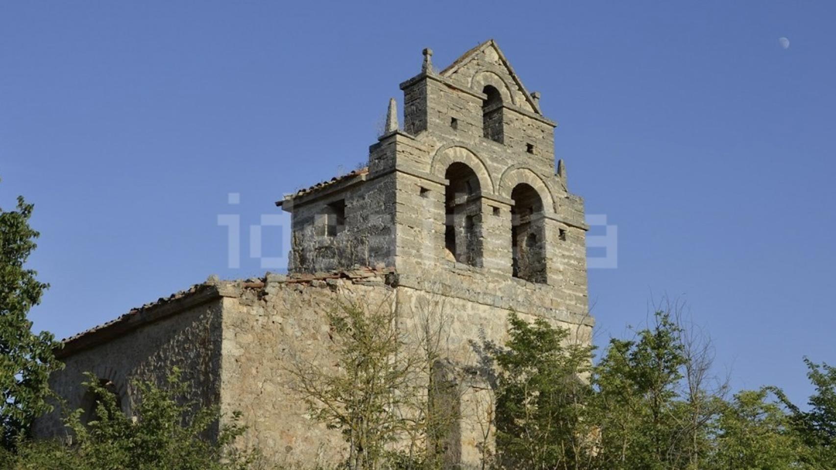 La iglesia románica de Bárcena de Bureba.