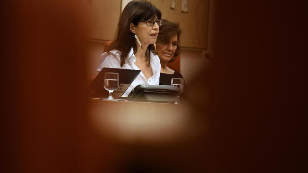 La ministra de Igualdad, Ana Redondo, este viernes en el Congreso.