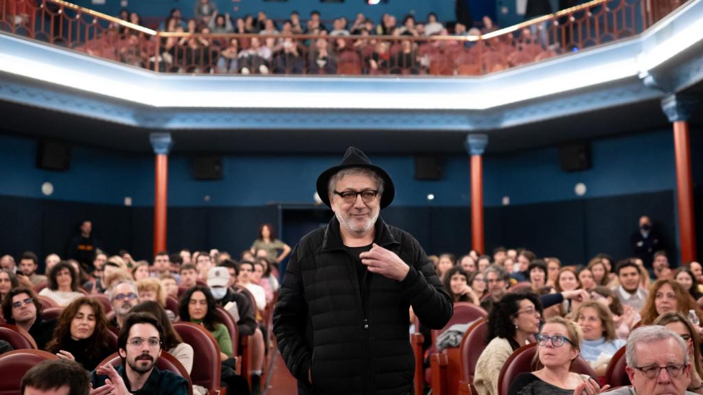 Elia Suleiman en la Filmoteca Española / Foto: Beatriz Velasco.