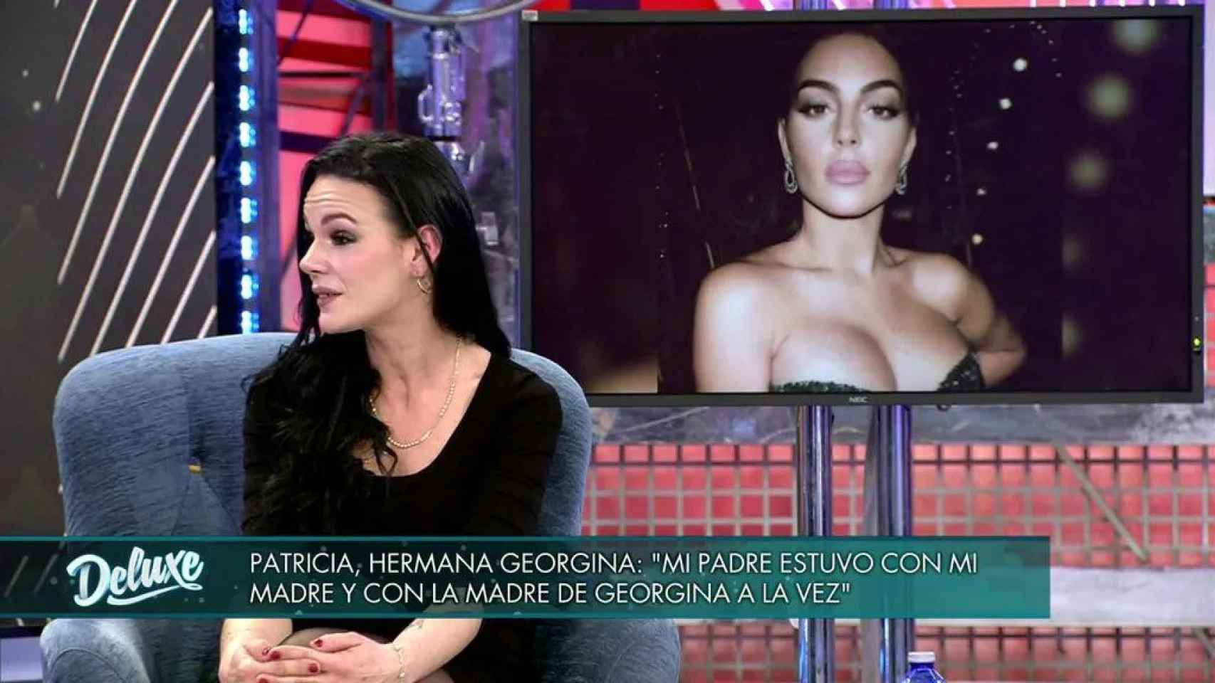 Patricia, hermana de Georgina Rodríguez, en 'Viernes Deluxe'.