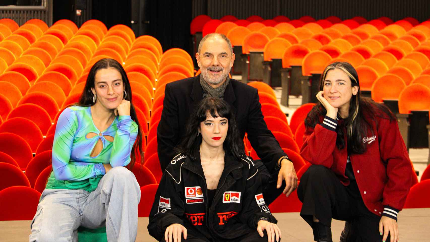 De izquierda a derecha: Paloma Ramos, Miguel Zurita, Muermo y Alessandra García.