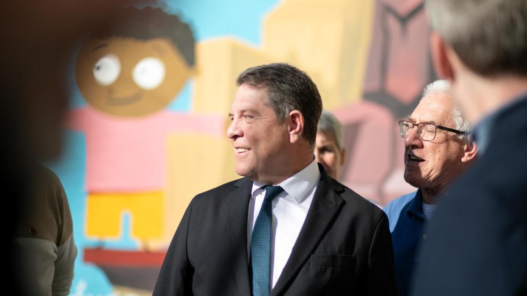 Emiliano García-Page, este viernes en Cardenete (Cuenca).