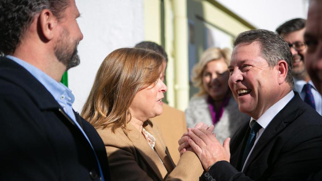 Emiliano García-Page este viernes en Cardenete (Cuenca).