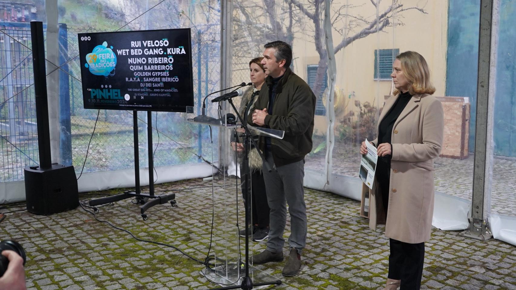 El presidente de Pinhel, Rui Ventura, presenta la programación de la Feria de las Tradiciones 2024