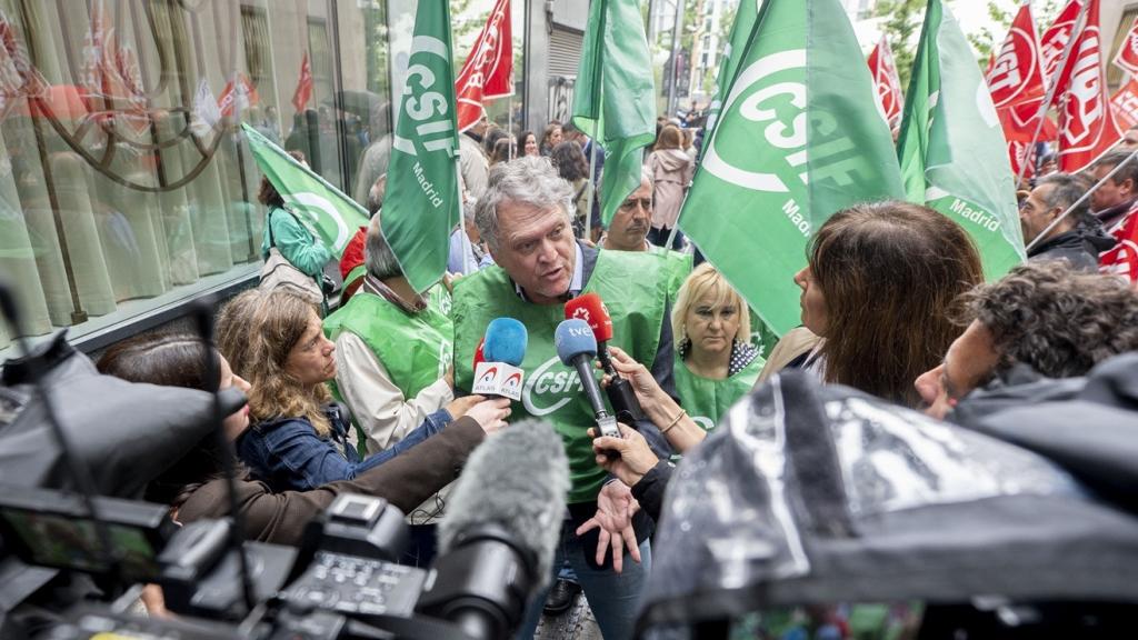 El delegado del CSIF, Miguel Ángel Montero, en una imagen de archivo.
