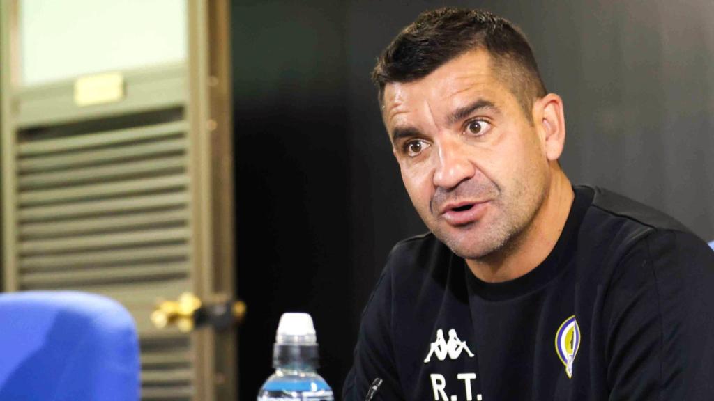 Rubén Torrecilla, en la rueda de prensa.