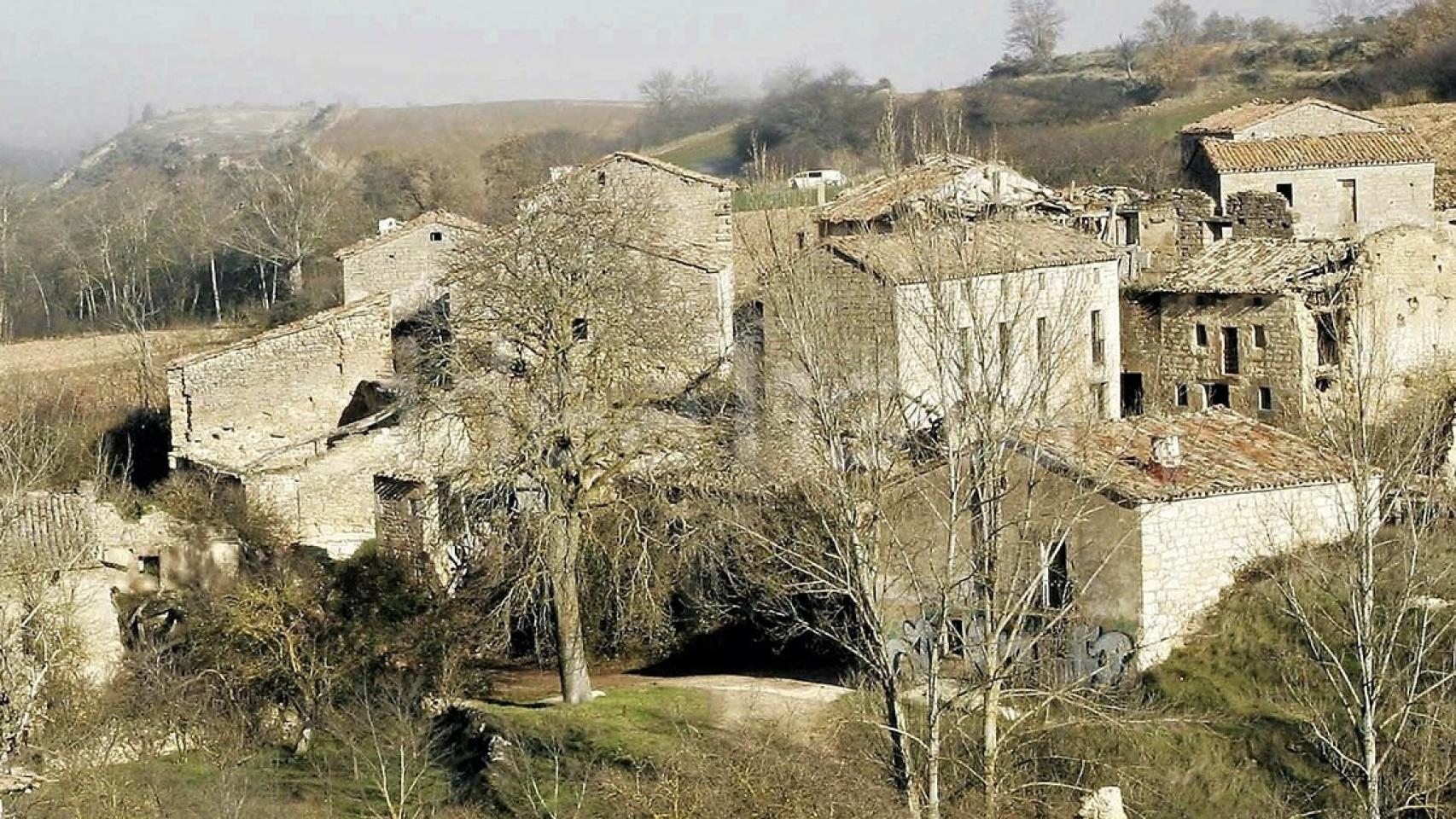 El pueblo abandonado de Bárcena de Bureba, en la provincia de Burgos.
