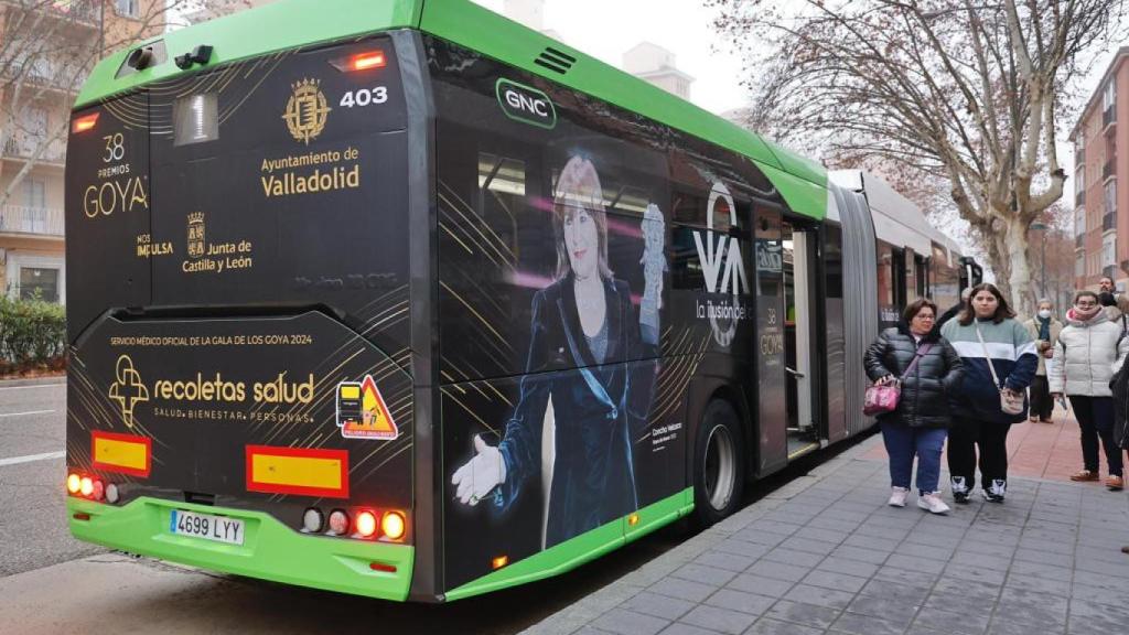 Imagen de un autobús de Auvasa en Valladolid