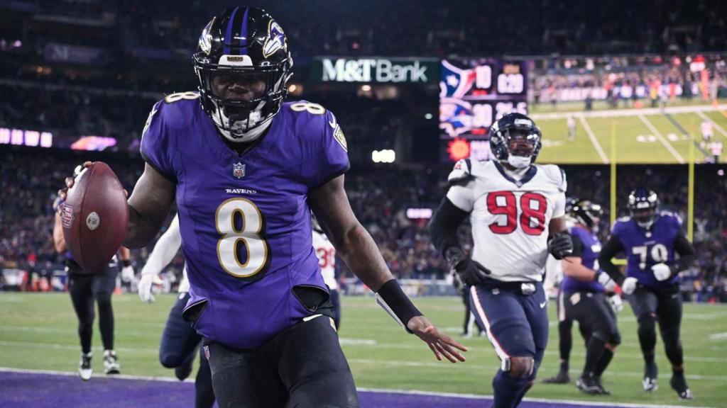 Lamar Jackson, en un partido de la temporada.