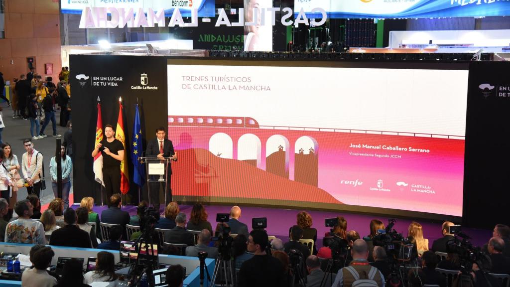 José Manuel Caballero en Fitur. Foto: JCCM.