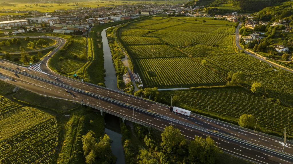 Una autopista propiedad de Abertis.