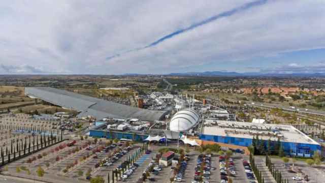 Vista aérea del centro comercial, situado en Arroyomolinos.