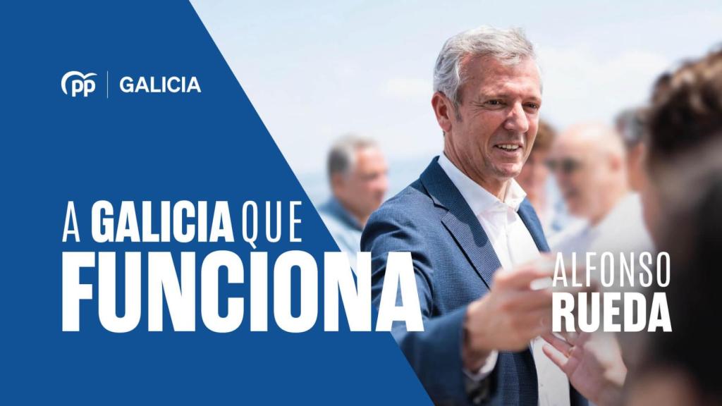 ‘A Galicia que funciona’, lema de la campaña electoral del PP para los comicios del 18-F