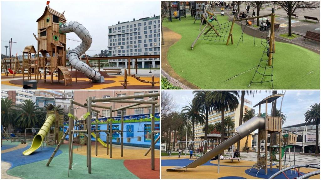 Parques infantiles de A Coruña