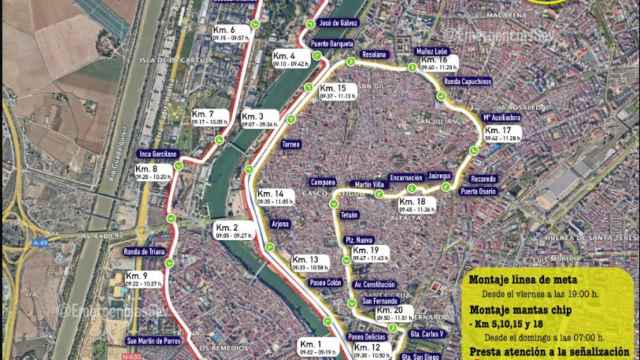 Media maratón de Sevilla 2024: horario, por dónde pasa y cómo esquivar los cortes de tráfico