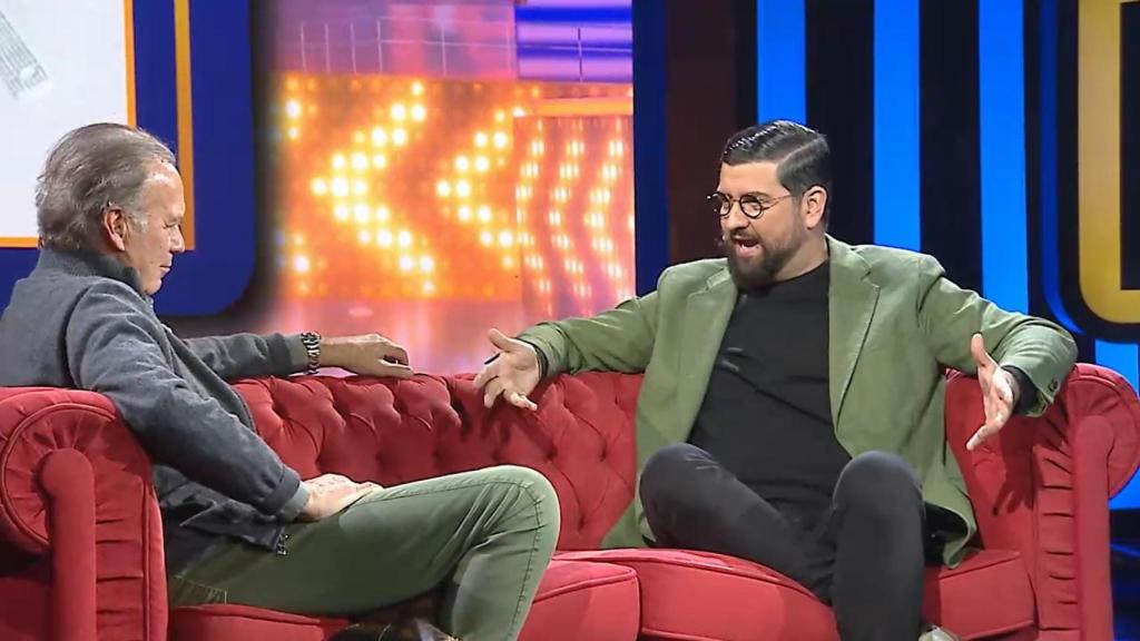 Bertín Osborne y Manu Sánchez en 'El show de Bertín'.