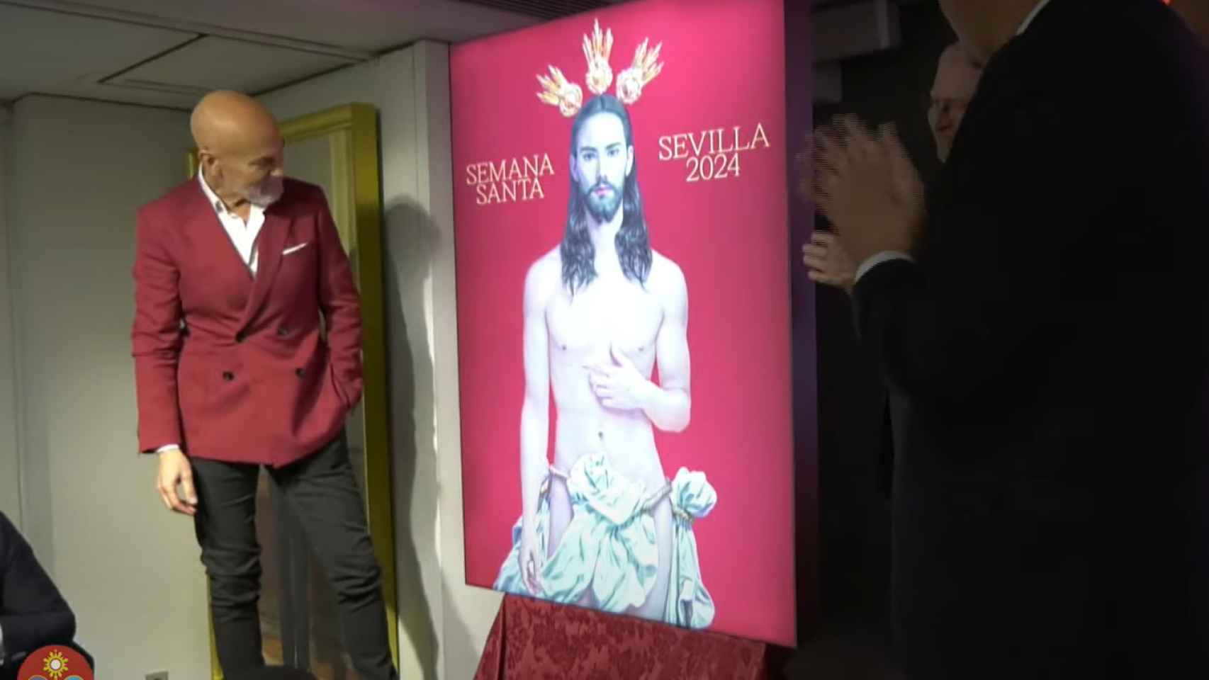 Jesús con potencias: así es el cartel de la Semana Santa de Sevilla 2024