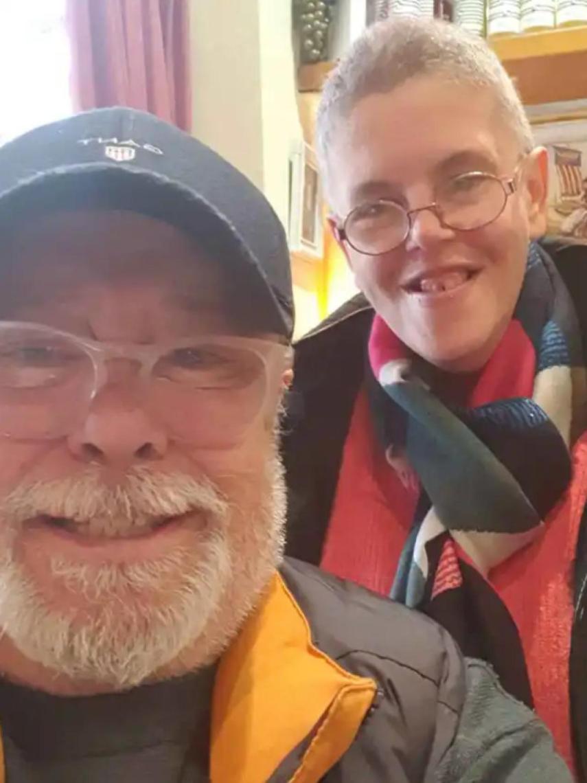 Paco Arévalo junto a su hija, Nuria, en una imagen de las redes sociales del cómico.