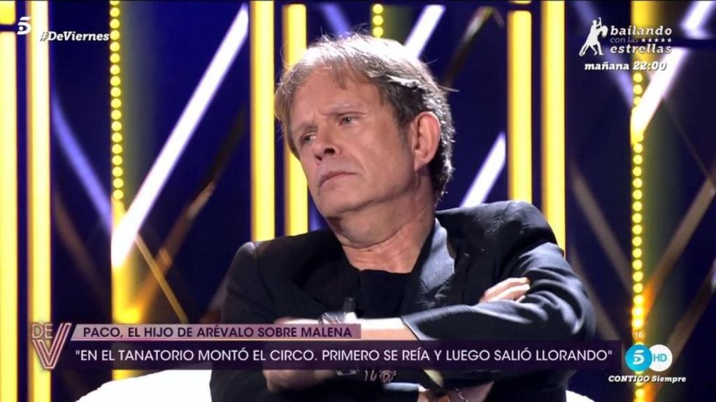 Paco Rodríguez hijo, sentado en el plató de '¡De viernes!', este pasado 26 de enero.