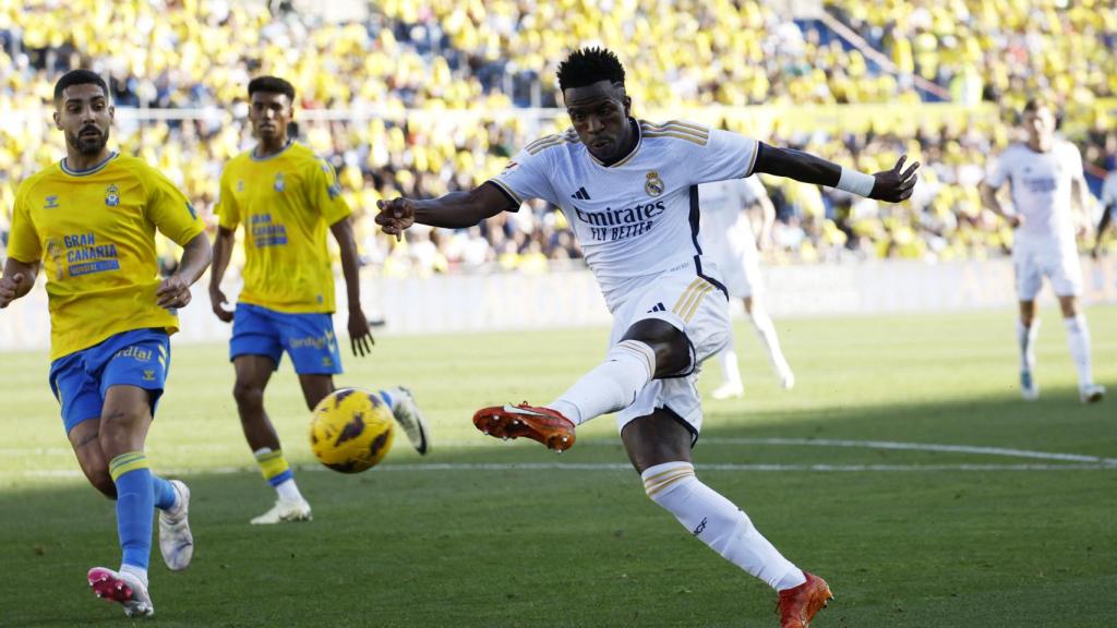 Vinicius celebra el gol
