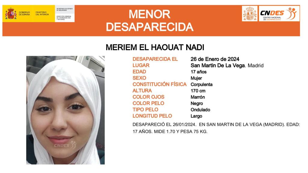 Cartel de Meriem El Haouat Nadi.