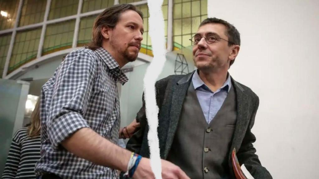 Pablo Iglesias y Juan Carlos Monedero.