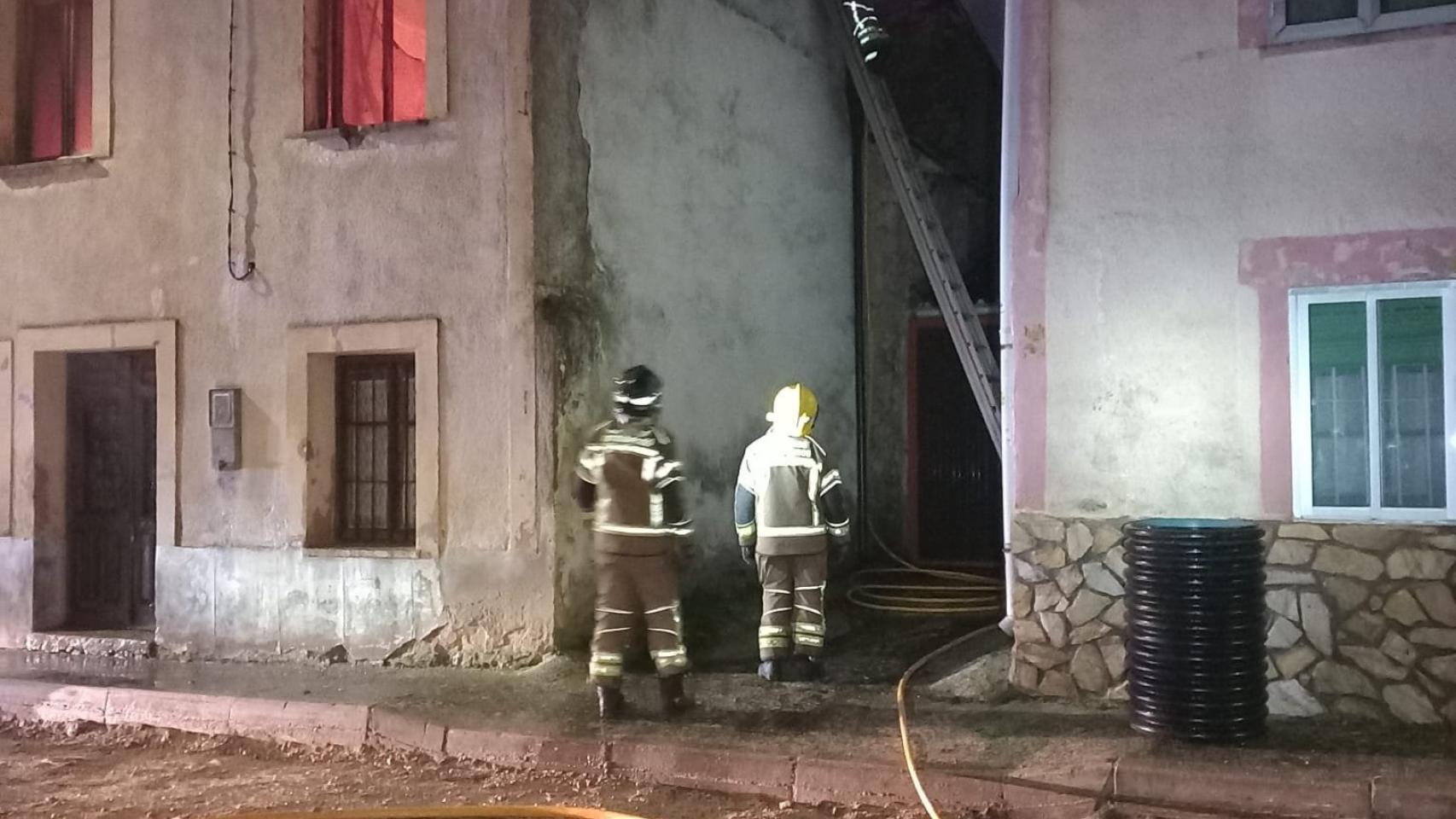 Intervención de los Bomberos de Burgos. Foto: Archivo