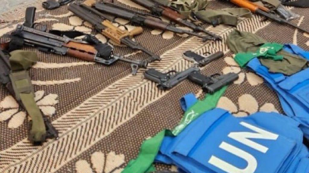 Material incautado a los trabajadores de la citada ONG que colaboraron con Hamás.