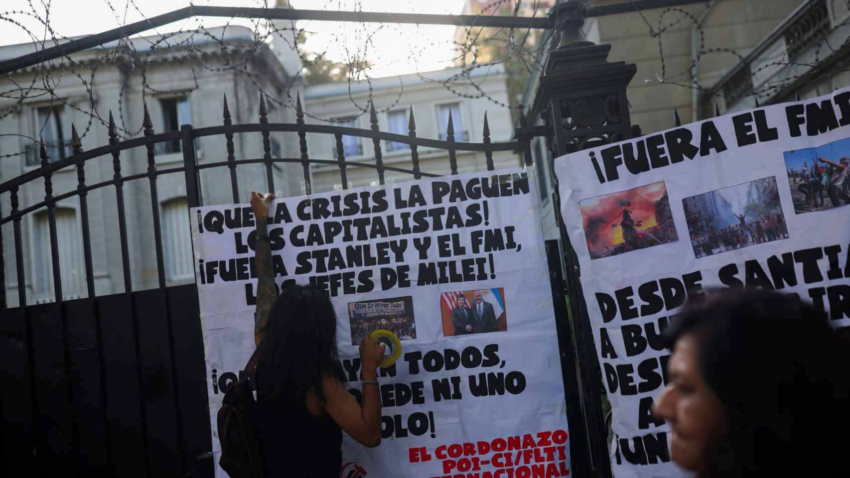 Protestas contra las medidas de Milei en Argentina