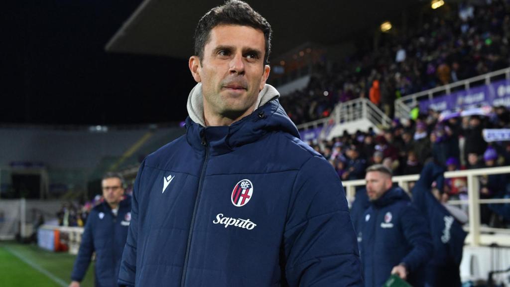 Thiago Motta, entrenador del Bolonia.