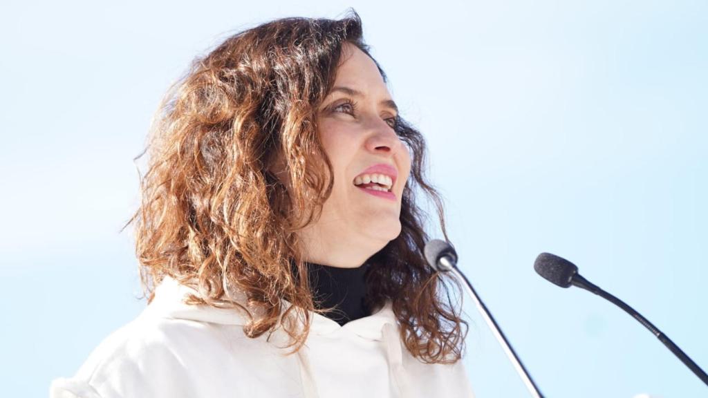Isabel Díaz Ayuso durante su discurso